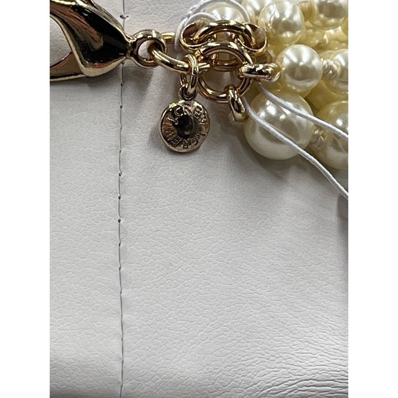 J. Crew Five Multi-Strand Cream Round Faux Pearl Necklace New - Picture 7 of 13